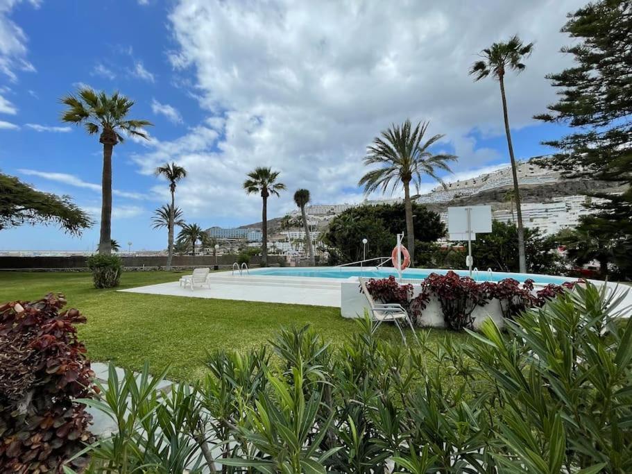 Apartamento Puerto Rico - Primera Linea De Playa Моган Экстерьер фото