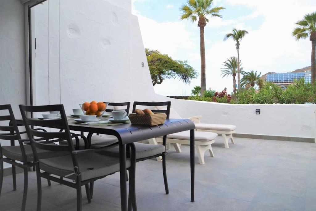 Apartamento Puerto Rico - Primera Linea De Playa Моган Экстерьер фото